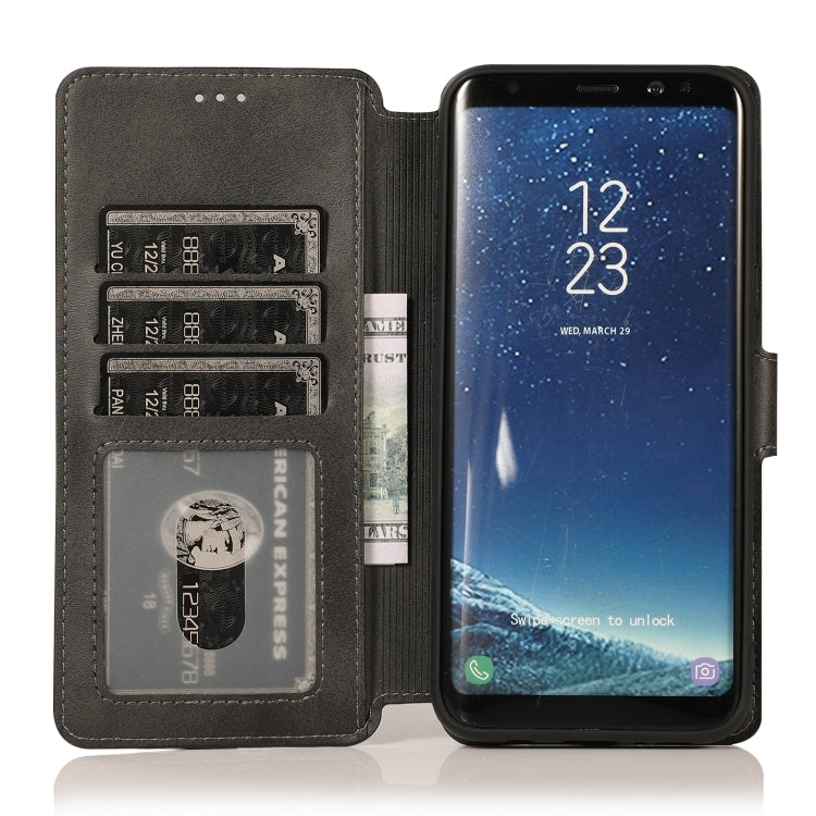 For Samsung Galaxy S8 Shockproof PU + TPU Leather Phone Case