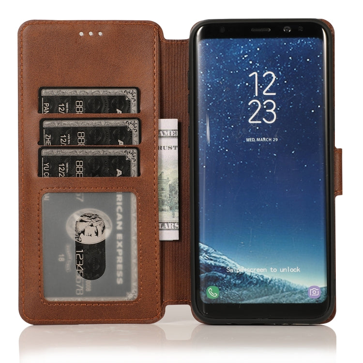For Samsung Galaxy S8 Shockproof PU + TPU Leather Phone Case