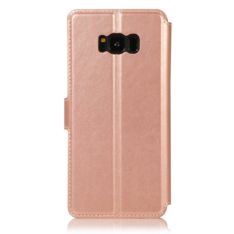 For Samsung Galaxy S8 Shockproof PU + TPU Leather Phone Case