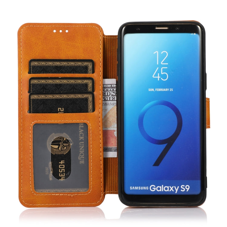 For Samsung Galaxy S9 Shockproof PU + TPU Leather Phone Case