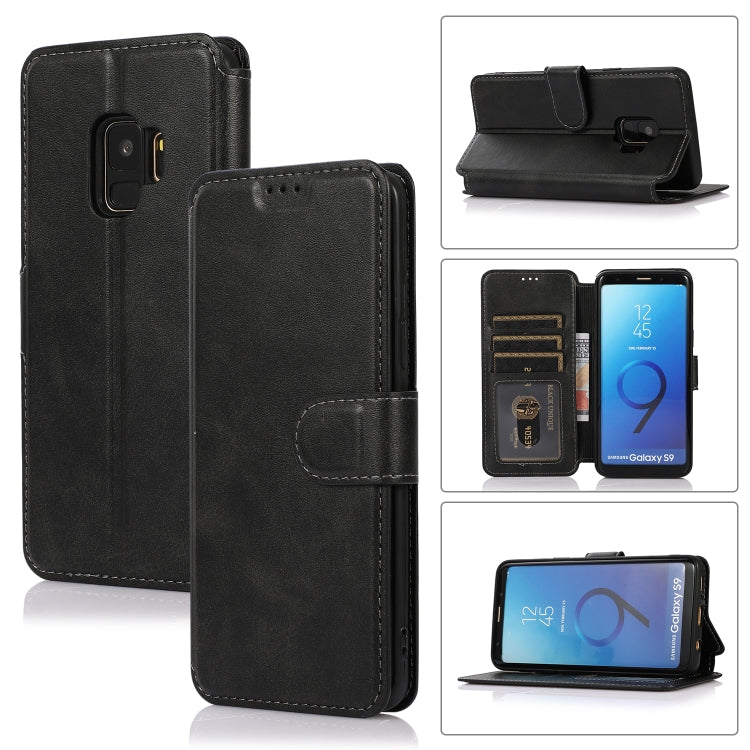 For Samsung Galaxy S9 Shockproof PU + TPU Leather Phone Case
