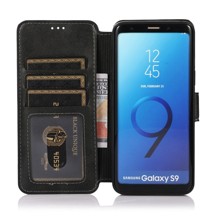 For Samsung Galaxy S9 Shockproof PU + TPU Leather Phone Case