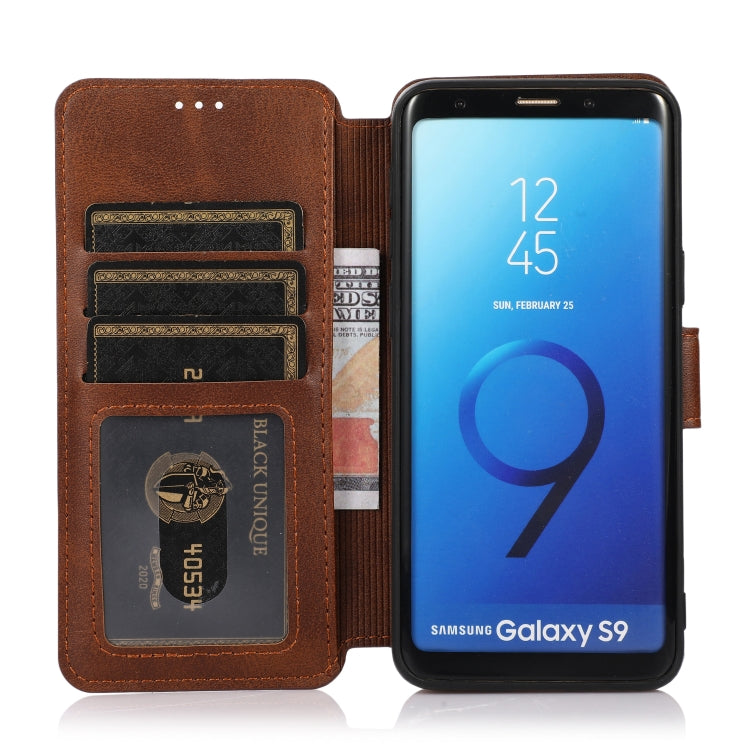 For Samsung Galaxy S9 Shockproof PU + TPU Leather Phone Case