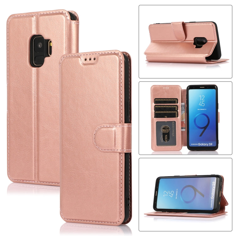 For Samsung Galaxy S9 Shockproof PU + TPU Leather Phone Case