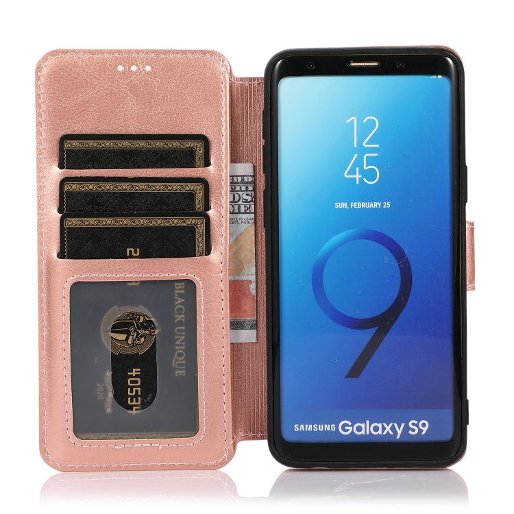 For Samsung Galaxy S9 Shockproof PU + TPU Leather Phone Case