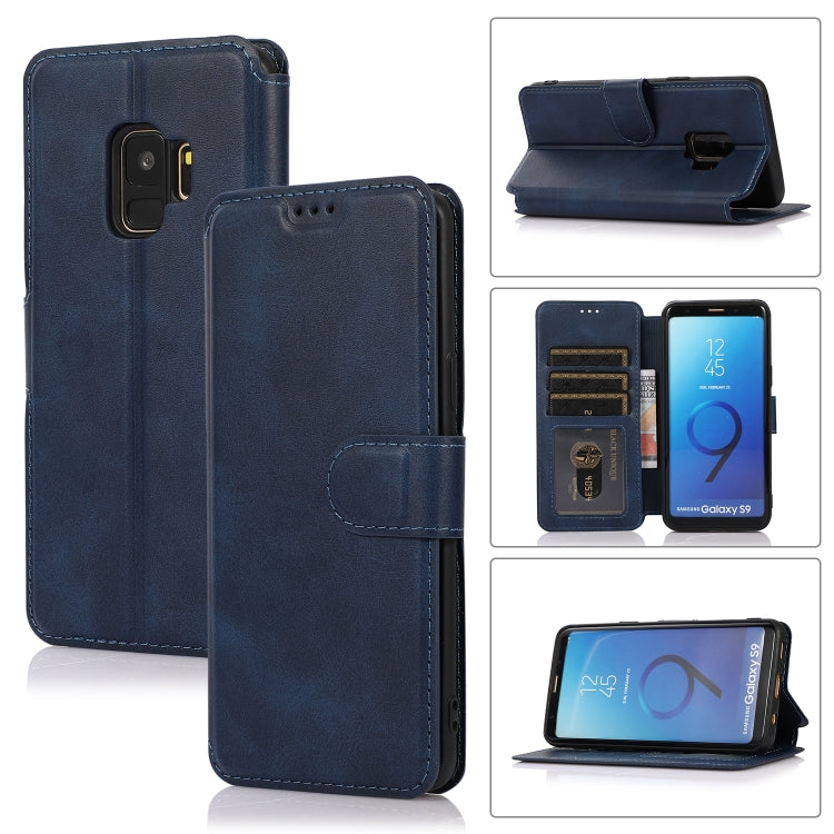 For Samsung Galaxy S9 Shockproof PU + TPU Leather Phone Case