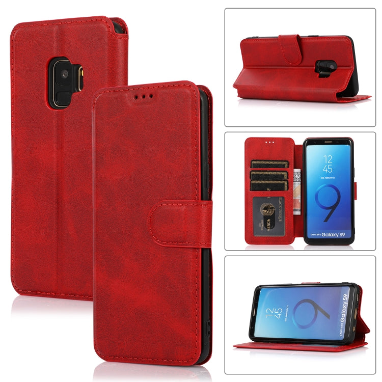 For Samsung Galaxy S9 Shockproof PU + TPU Leather Phone Case