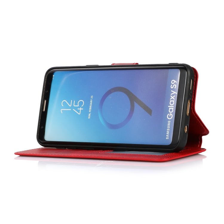 For Samsung Galaxy S9 Shockproof PU + TPU Leather Phone Case