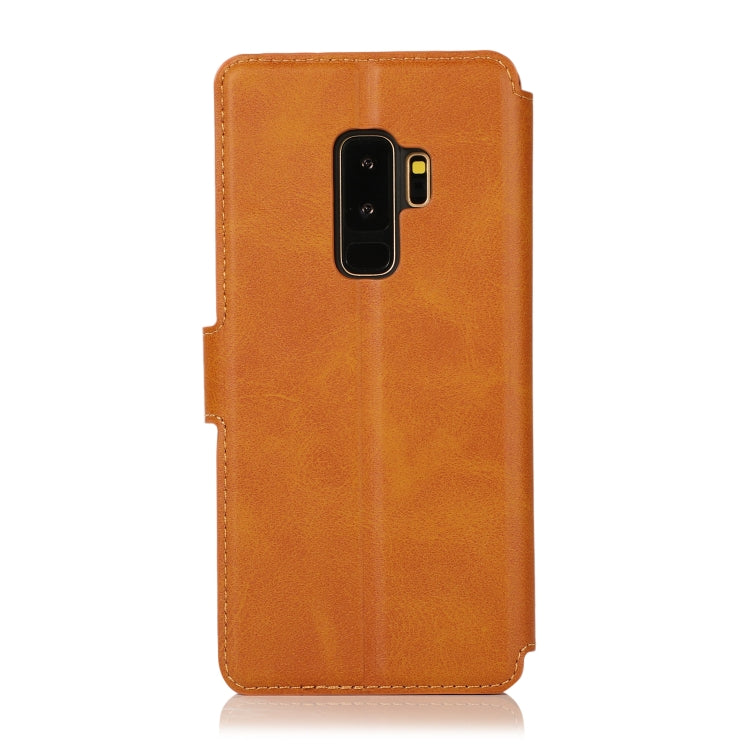 For Samsung Galaxy S9+ Shockproof PU + TPU Leather Phone Case