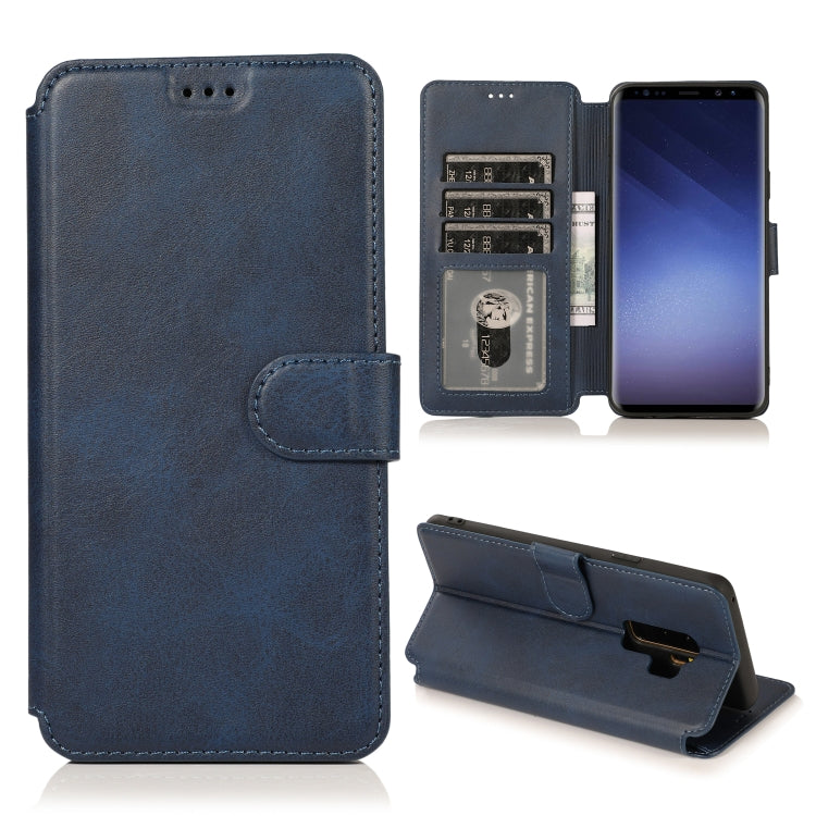 For Samsung Galaxy S9+ Shockproof PU + TPU Leather Phone Case