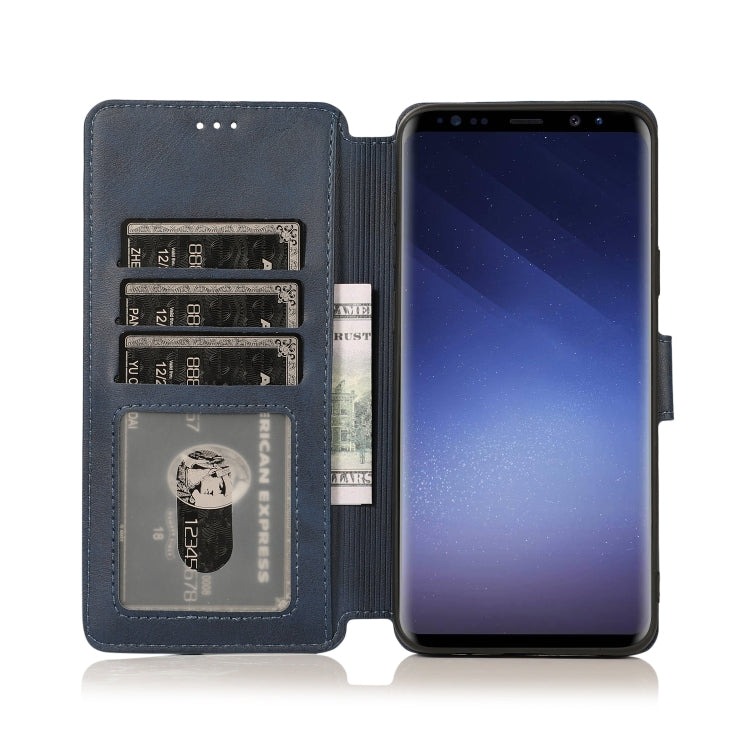 For Samsung Galaxy S9+ Shockproof PU + TPU Leather Phone Case