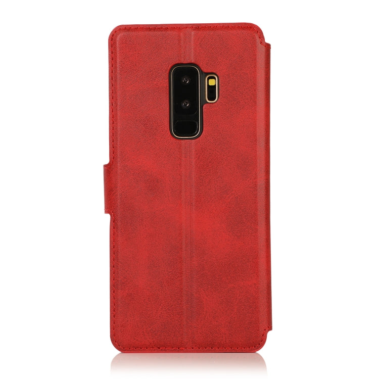 For Samsung Galaxy S9+ Shockproof PU + TPU Leather Phone Case