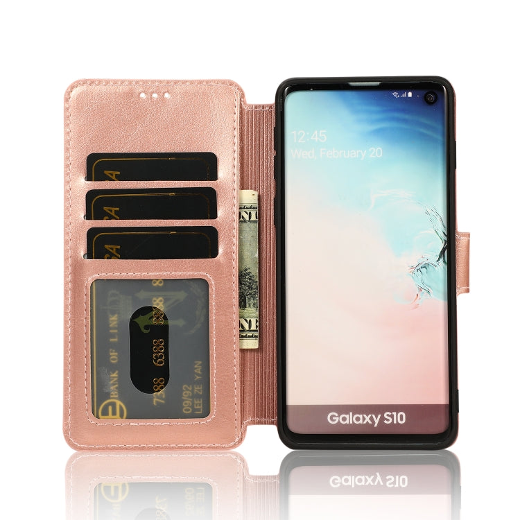 For Samsung Galaxy S10+ Shockproof PU + TPU Leather Phone Case