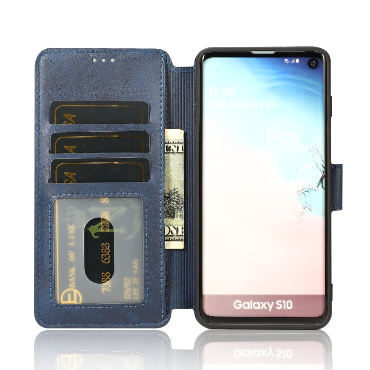 For Samsung Galaxy S10+ Shockproof PU + TPU Leather Phone Case