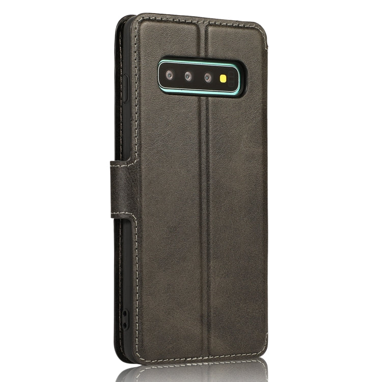 For Samsung Galaxy S10 Shockproof PU + TPU Leather Phone Case