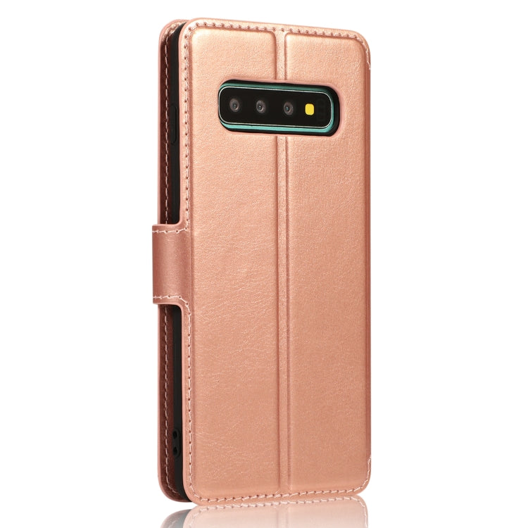 For Samsung Galaxy S10 Shockproof PU + TPU Leather Phone Case