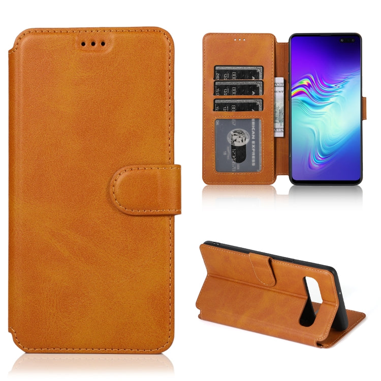 For Samsung Galaxy S10 5G Shockproof PU + TPU Leather Phone Case