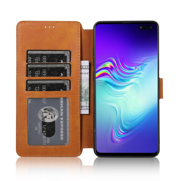 For Samsung Galaxy S10 5G Shockproof PU + TPU Leather Phone Case