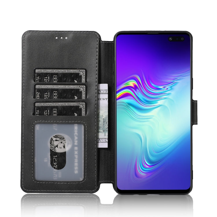 For Samsung Galaxy S10 5G Shockproof PU + TPU Leather Phone Case