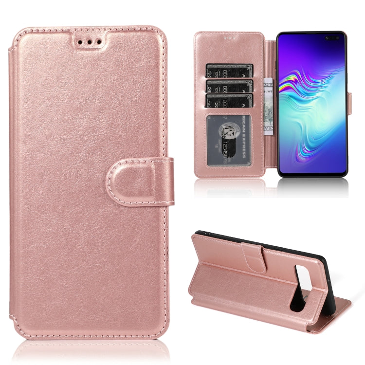 For Samsung Galaxy S10 5G Shockproof PU + TPU Leather Phone Case