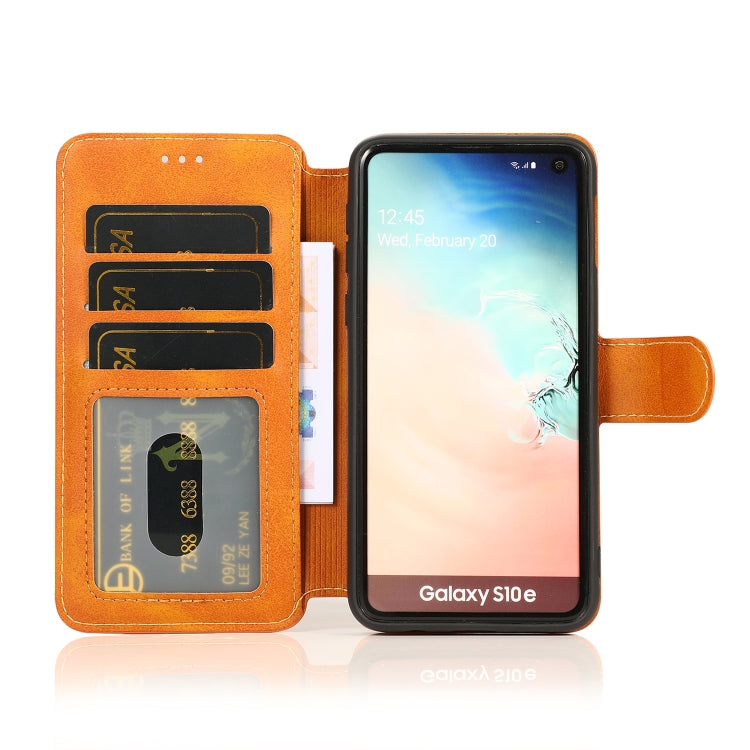 For Samsung Galaxy S10e Shockproof PU + TPU Leather Phone Case