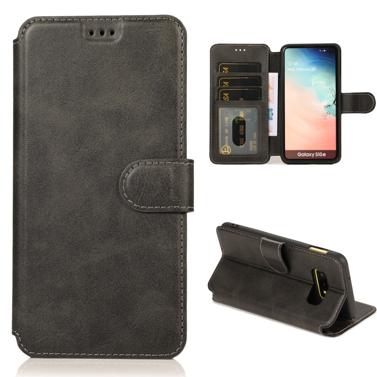 For Samsung Galaxy S10e Shockproof PU + TPU Leather Phone Case
