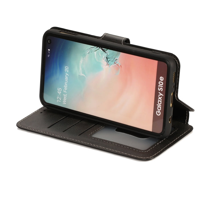 For Samsung Galaxy S10e Shockproof PU + TPU Leather Phone Case