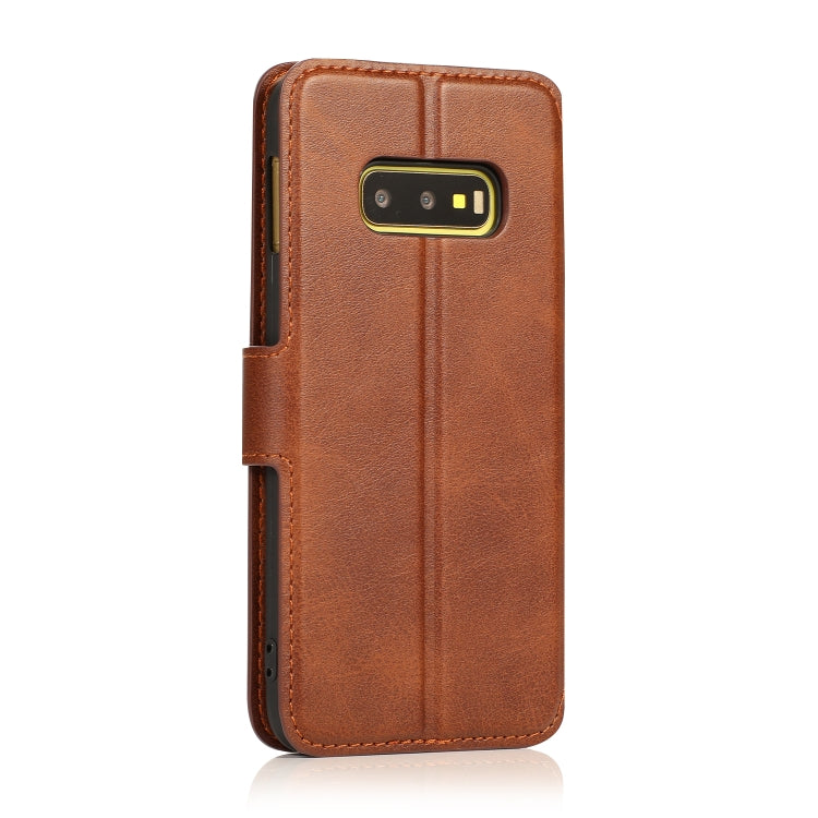 For Samsung Galaxy S10e Shockproof PU + TPU Leather Phone Case