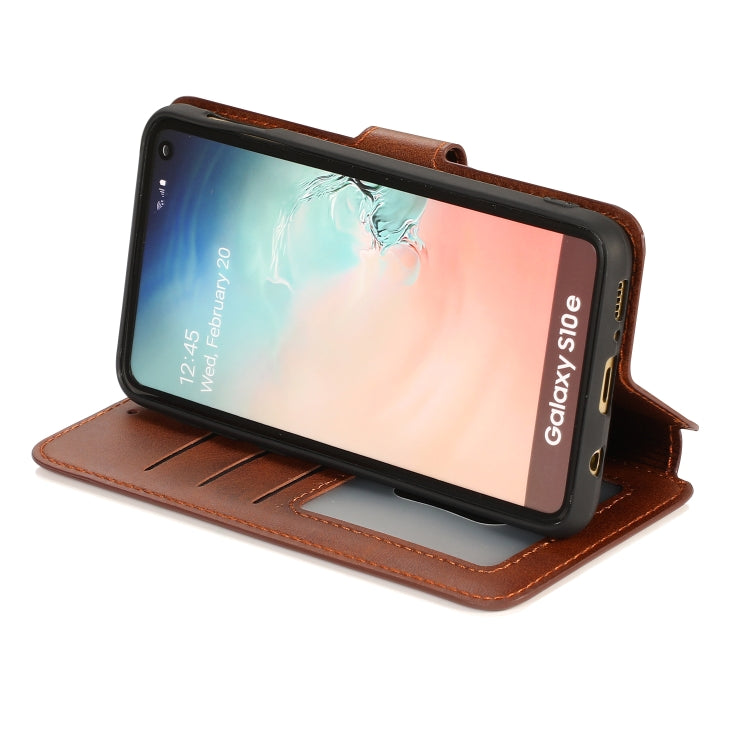 For Samsung Galaxy S10e Shockproof PU + TPU Leather Phone Case