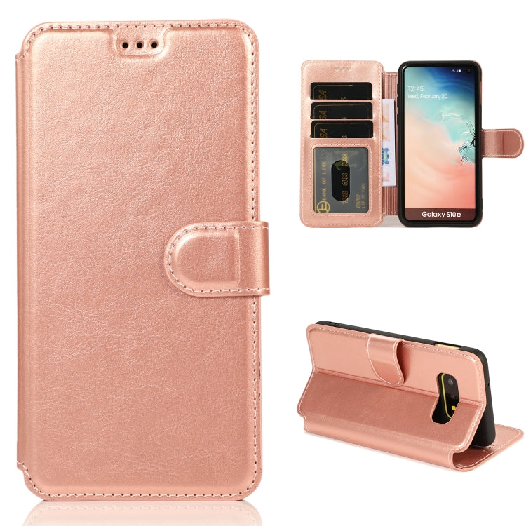 For Samsung Galaxy S10e Shockproof PU + TPU Leather Phone Case