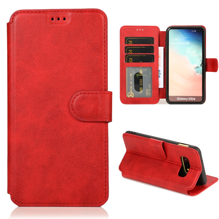 For Samsung Galaxy S10e Shockproof PU + TPU Leather Phone Case