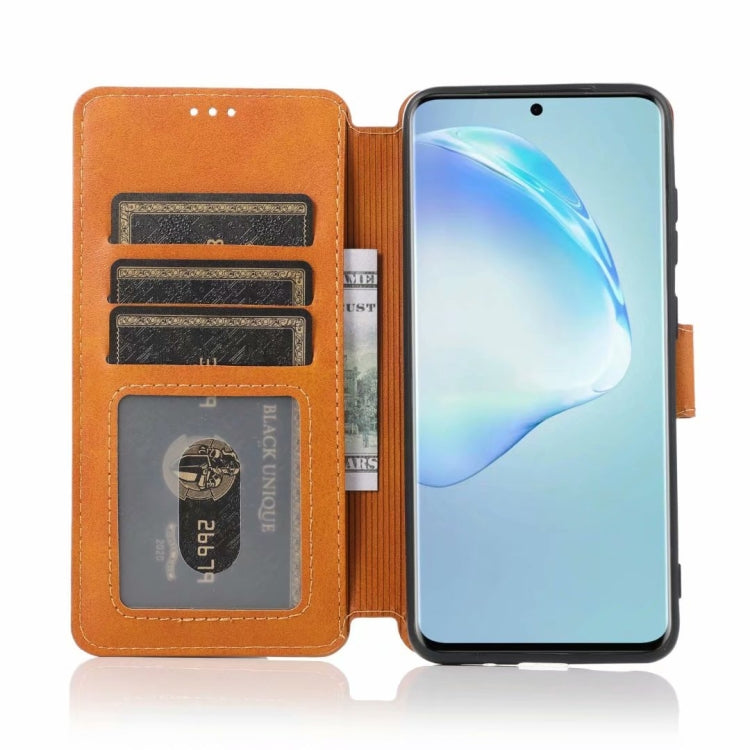 For Samsung Galaxy S20+ Shockproof PU + TPU Leather Phone Case