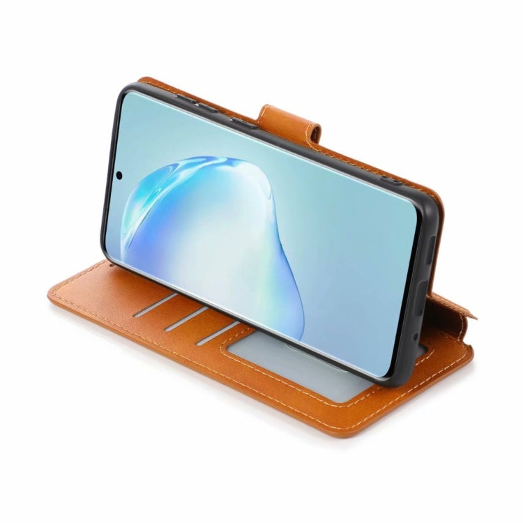 For Samsung Galaxy S20+ Shockproof PU + TPU Leather Phone Case