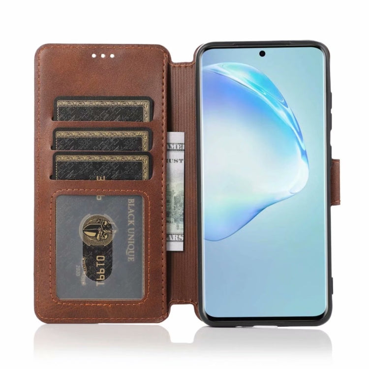 For Samsung Galaxy S20+ Shockproof PU + TPU Leather Phone Case