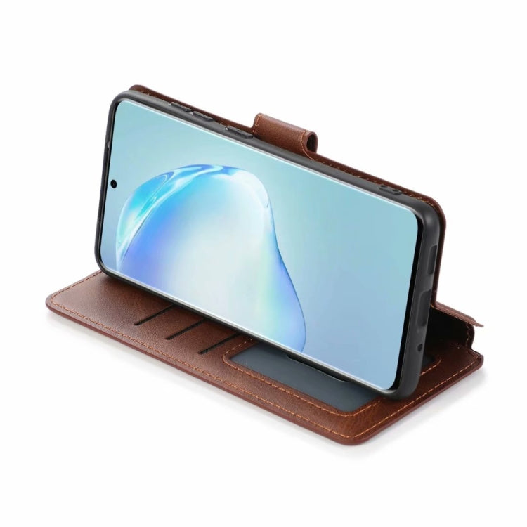 For Samsung Galaxy S20+ Shockproof PU + TPU Leather Phone Case