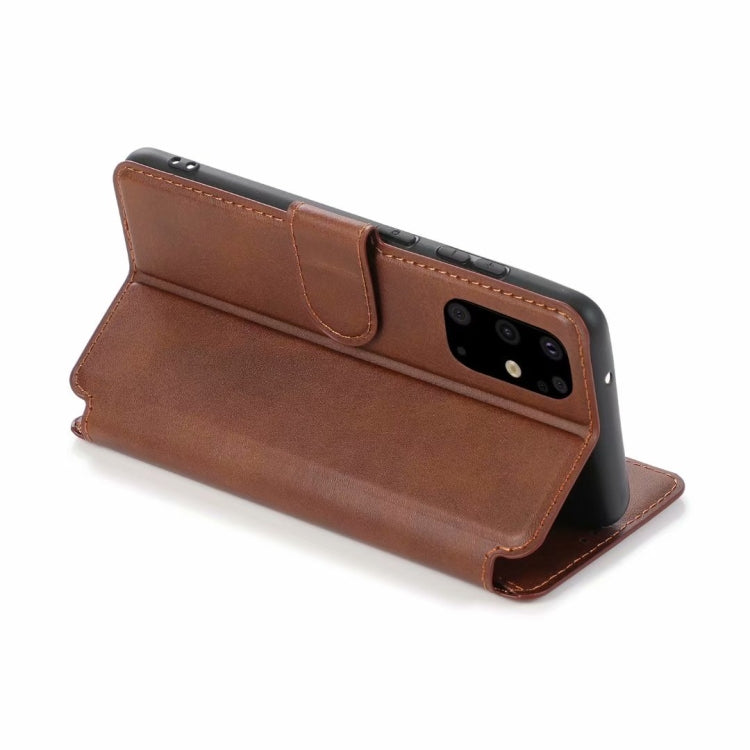 For Samsung Galaxy S20+ Shockproof PU + TPU Leather Phone Case