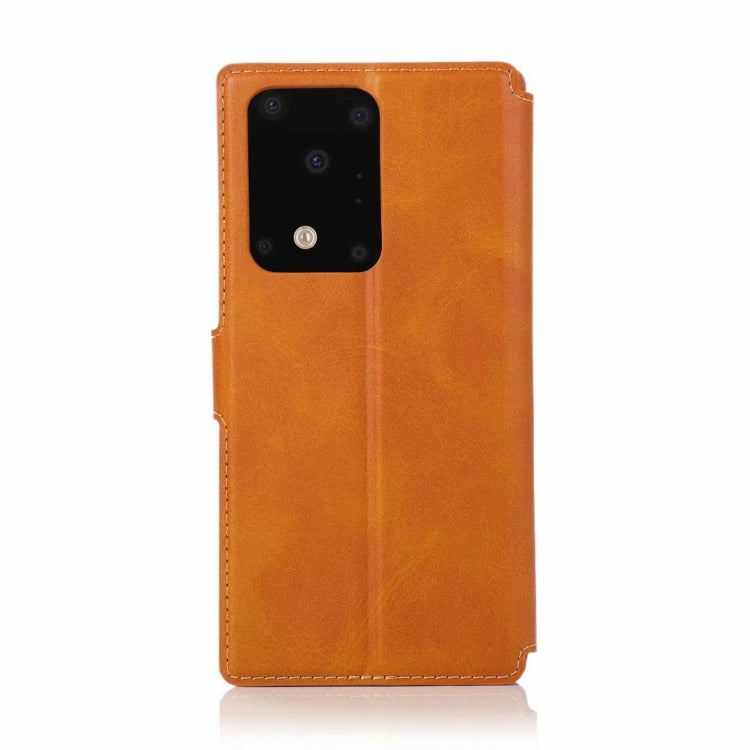 For Samsung Galaxy S20 Ultra Shockproof PU + TPU Leather Phone Case