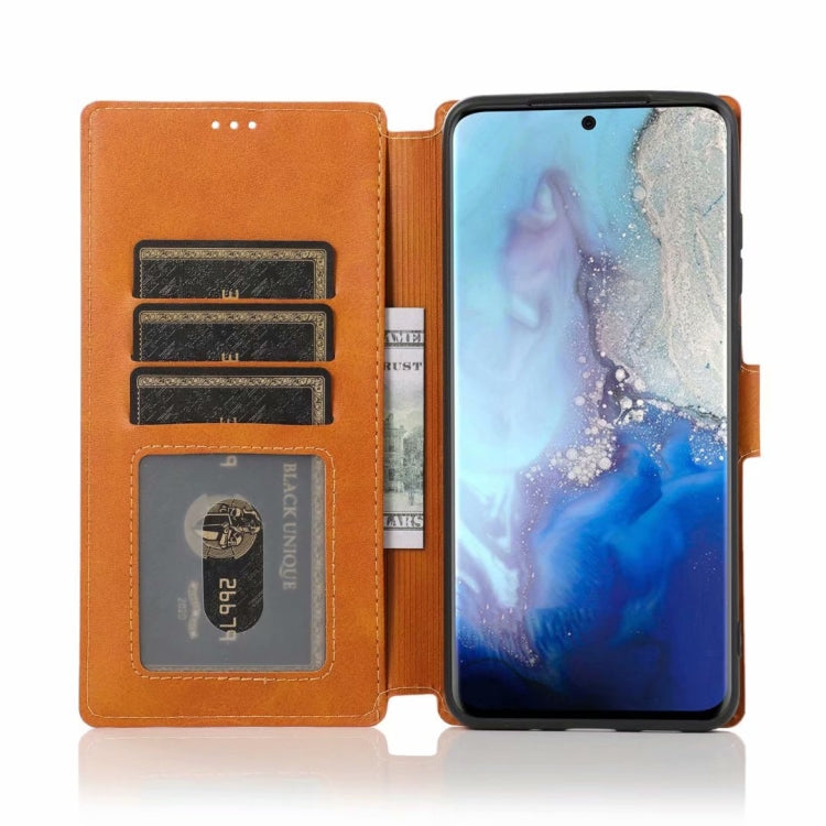 For Samsung Galaxy S20 Ultra Shockproof PU + TPU Leather Phone Case
