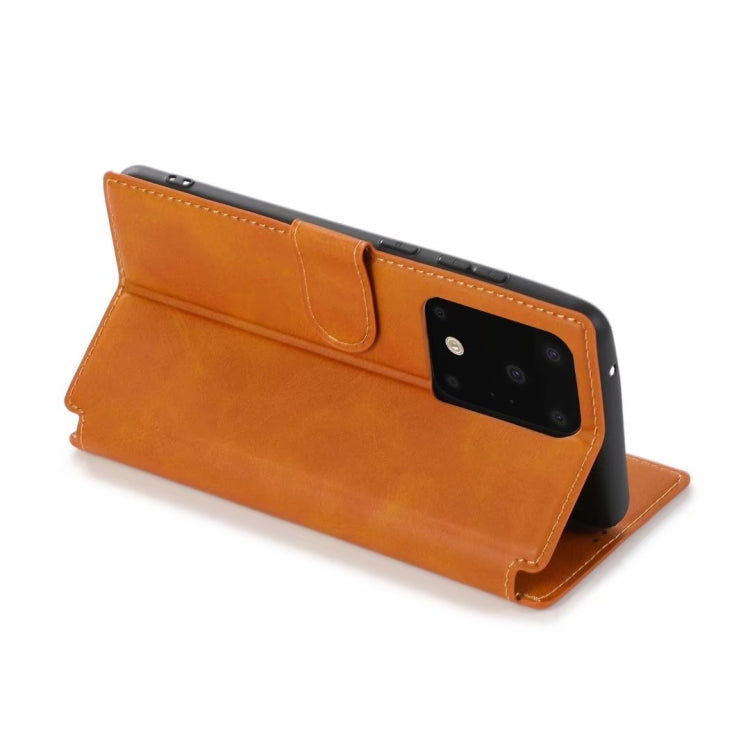 For Samsung Galaxy S20 Ultra Shockproof PU + TPU Leather Phone Case