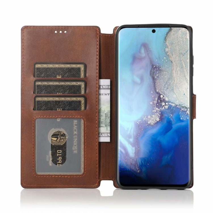 For Samsung Galaxy S20 Ultra Shockproof PU + TPU Leather Phone Case