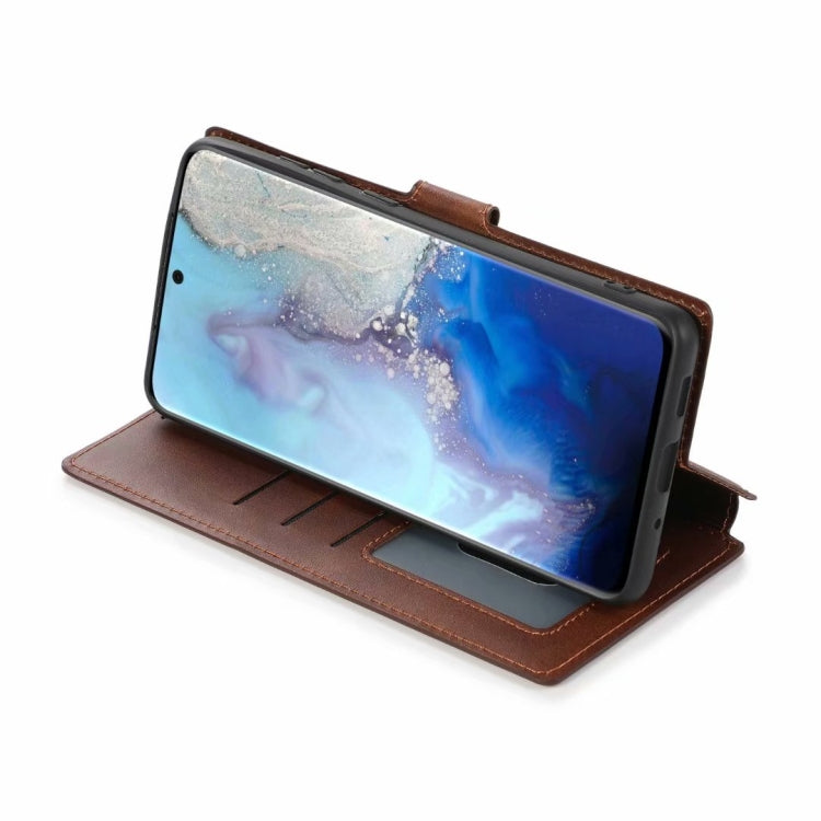 For Samsung Galaxy S20 Ultra Shockproof PU + TPU Leather Phone Case