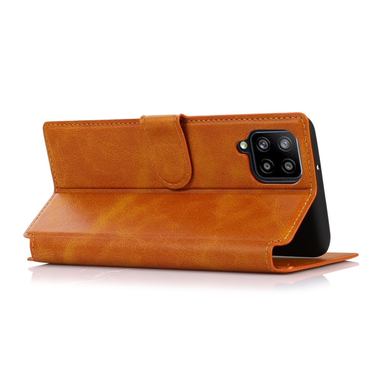 For Samsung Galaxy A12 Shockproof PU + TPU Leather Phone Case