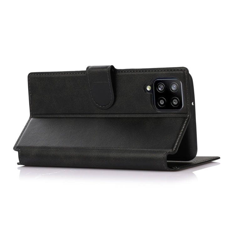 For Samsung Galaxy A12 Shockproof PU + TPU Leather Phone Case