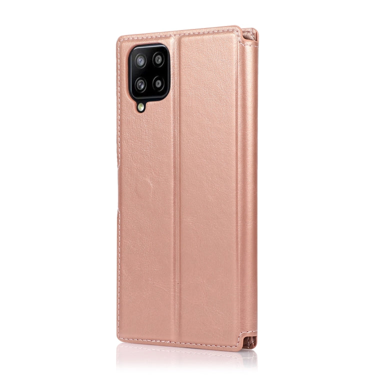 For Samsung Galaxy A12 Shockproof PU + TPU Leather Phone Case