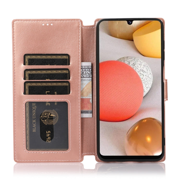 For Samsung Galaxy A12 Shockproof PU + TPU Leather Phone Case