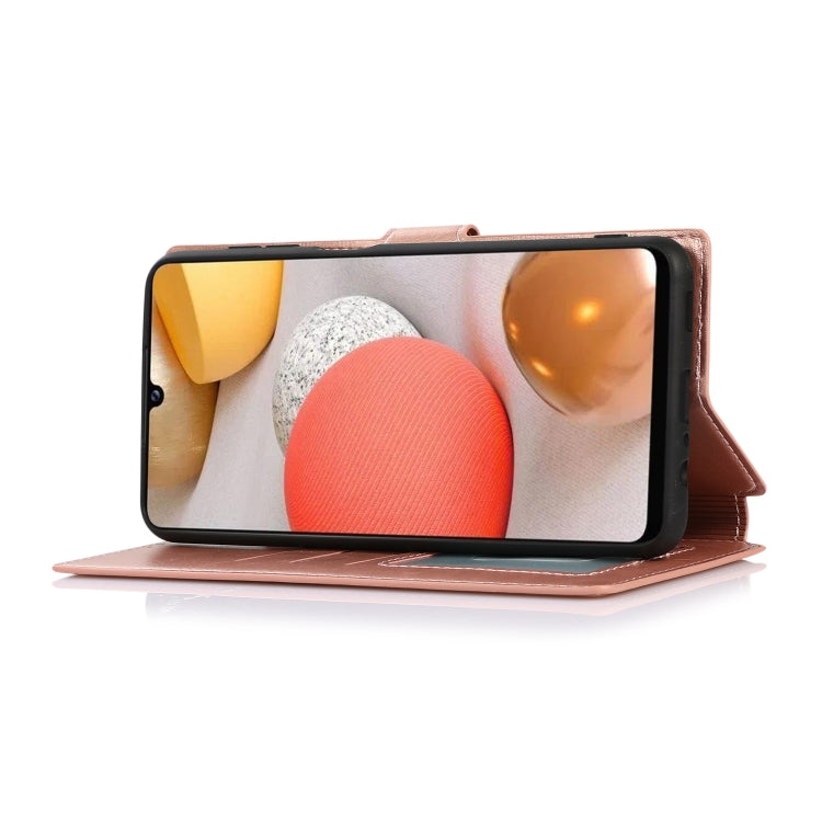 For Samsung Galaxy A12 Shockproof PU + TPU Leather Phone Case
