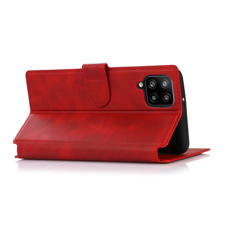 For Samsung Galaxy A12 Shockproof PU + TPU Leather Phone Case