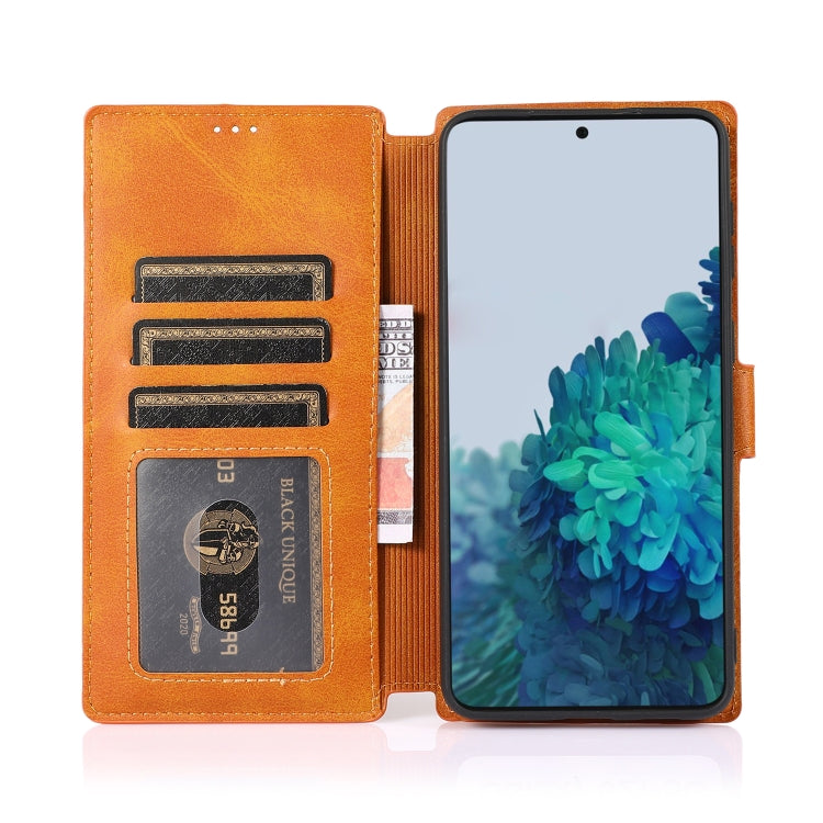 For Samsung Galaxy S21+ 5G Shockproof PU + TPU Leather Phone Case