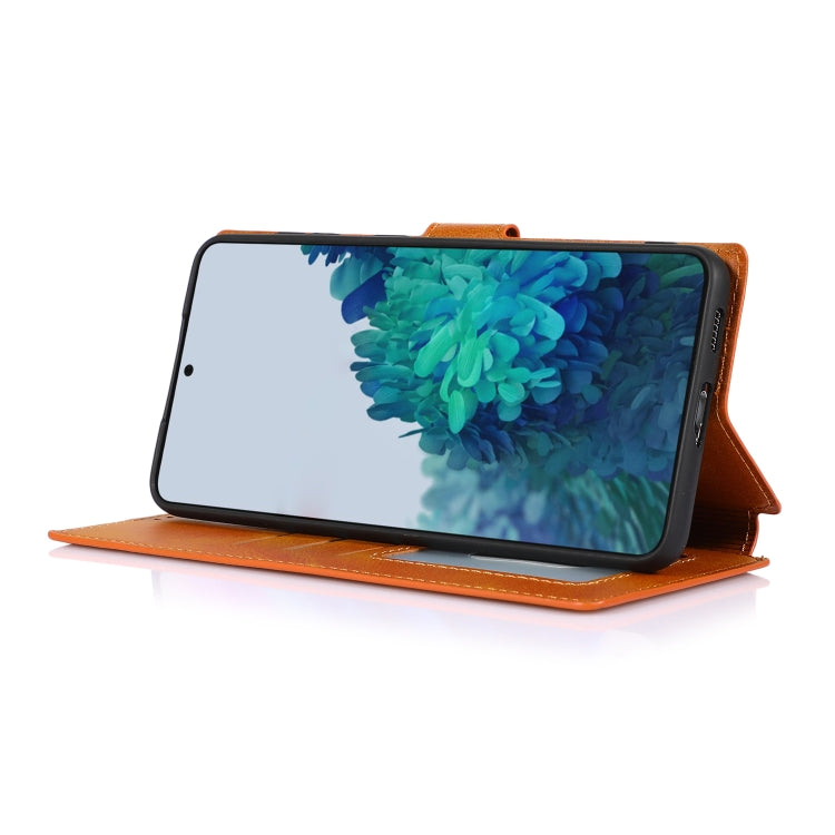 For Samsung Galaxy S21+ 5G Shockproof PU + TPU Leather Phone Case