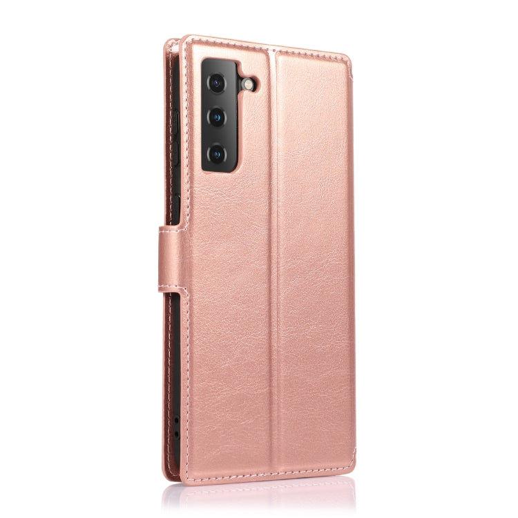 For Samsung Galaxy S21+ 5G Shockproof PU + TPU Leather Phone Case